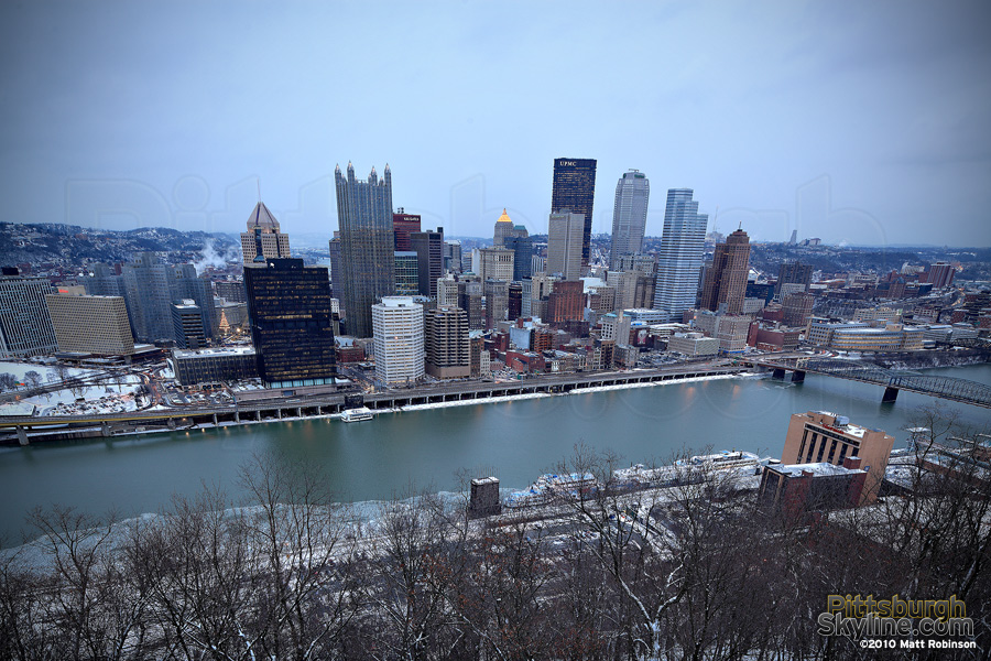 Winter from Mt. Washington, Pittsburgh