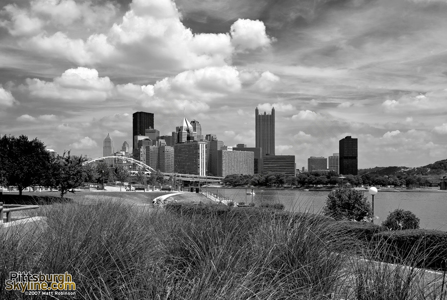 Downtown from the Carnegie Science Center