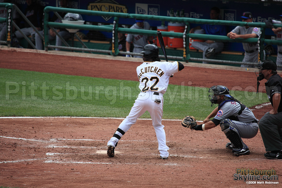 The debut of the newest Pirate, Andrew McCutchen