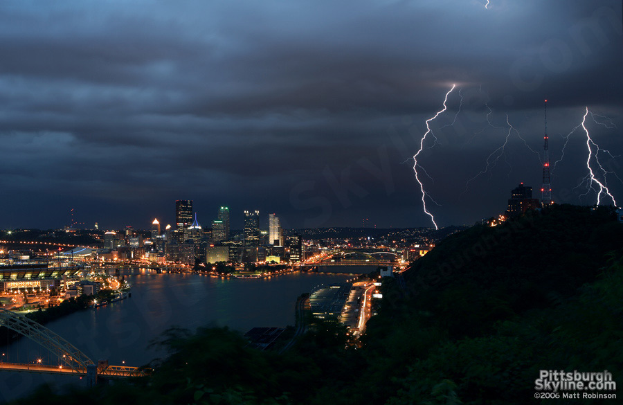 Lightning over Pittsburgh Original