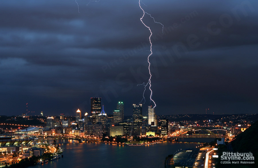 Lightning Storm over Pittsburgh