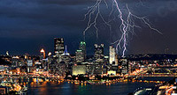 Lightning over Pittsburgh