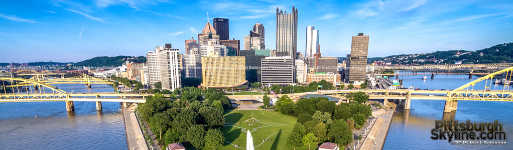 Downtown Pittsburgh Aerials – Summer 2015